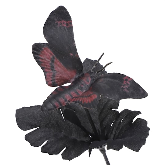 12" Burgundy & Black Moth Pick by Ashland®